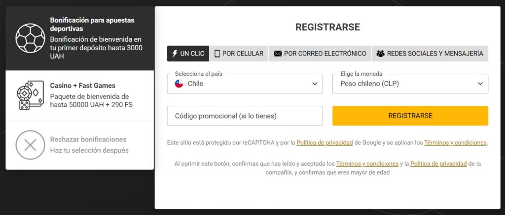 ¿Cómo me registro en Melbet?